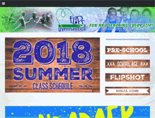Tablet Screenshot of flipsgym.com